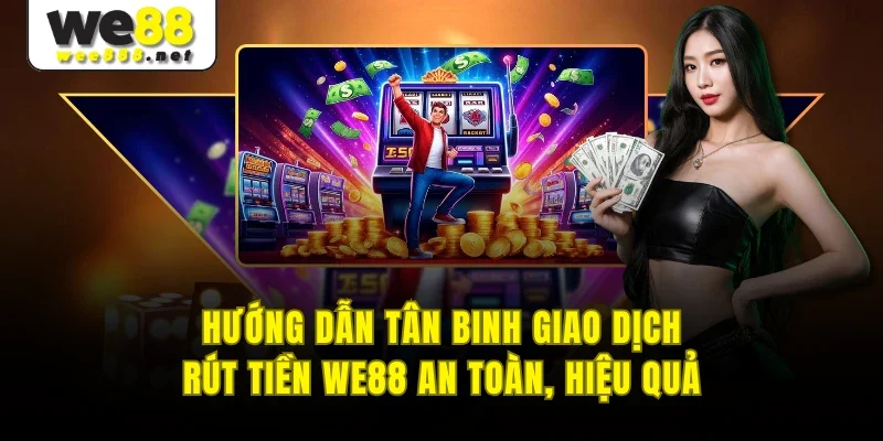 Hướng dẫn tân binh giao dịch rút tiền WE88 an toàn, hiệu quả