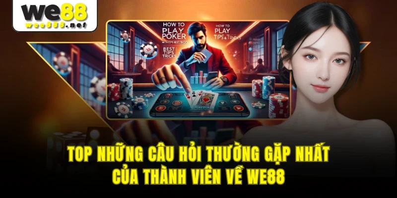 Top những câu hỏi thường gặp nhất của thành viên về WE88